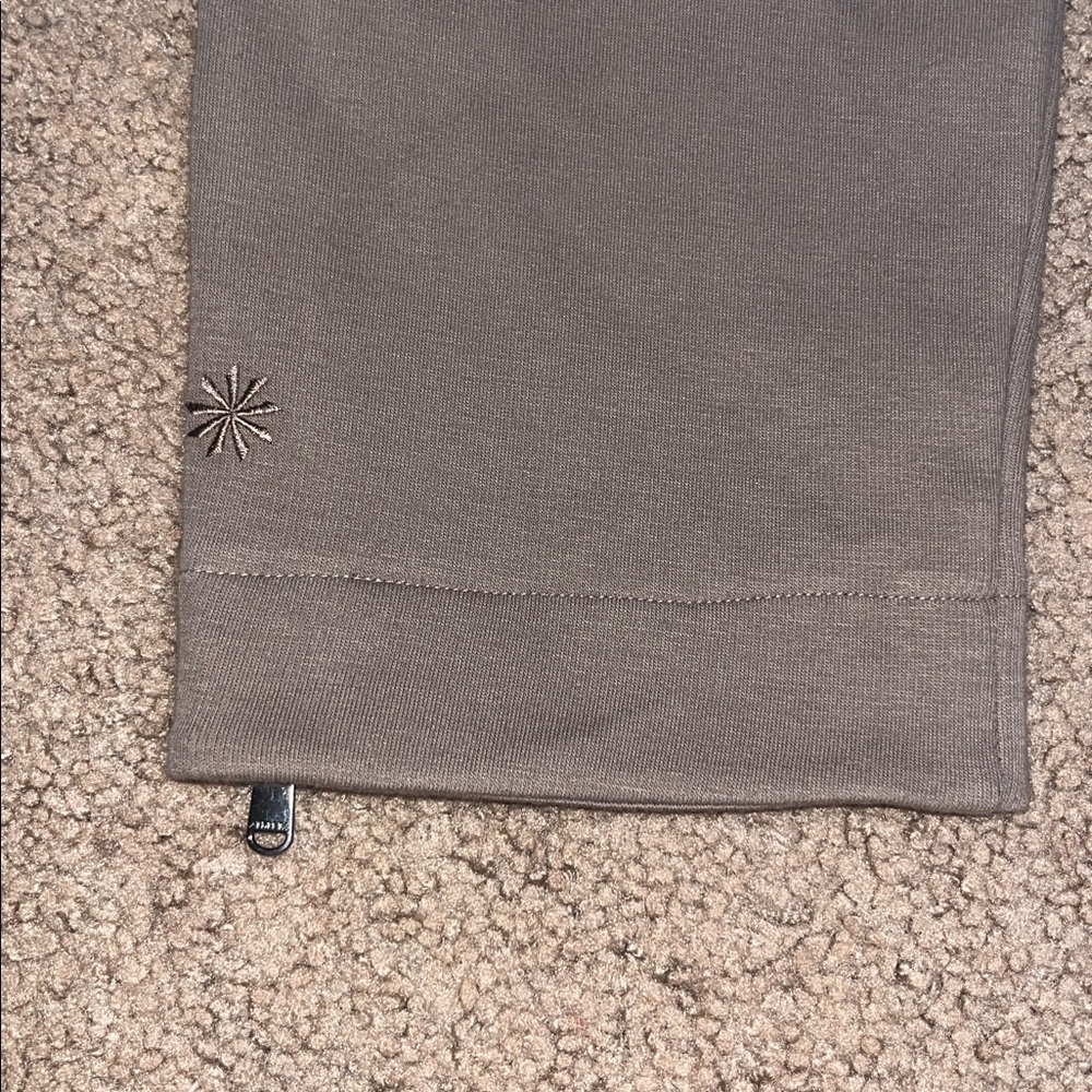 Athleta Cozy Karma‎ Zip Pants Plush Interior Pyrite Medium - Picture 7 of 9